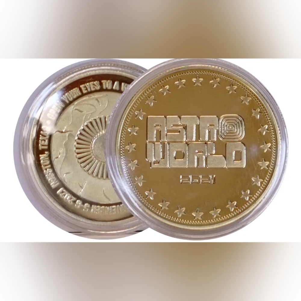 Travis Scott Astroworld Commemorative Coin